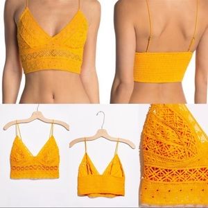 NWT Free People Carina Mango Bralette Sz M